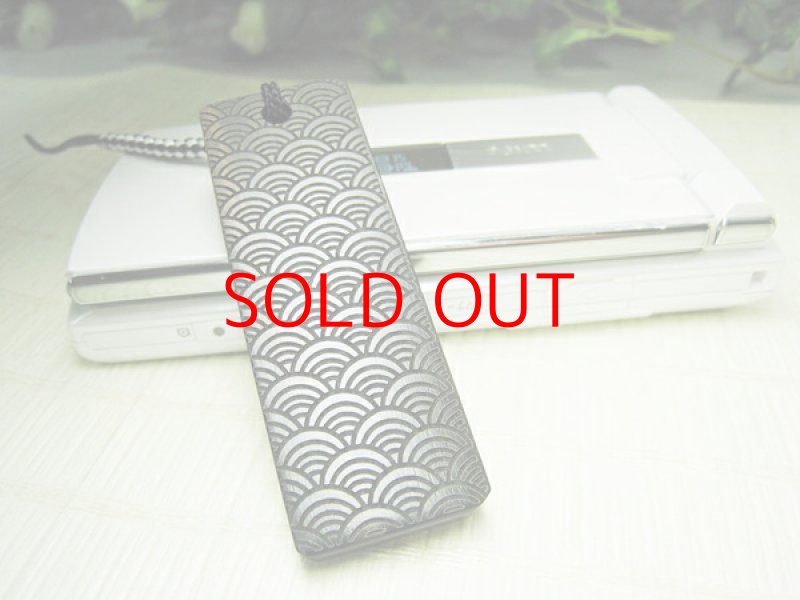 画像2:  【名入れ 木札】黒檀（中）5×1.5cm 黒檀ストラップ お祭り 両面彫刻無料 お誕生日 記念日 お祭り好きな方へのプレゼントに！父の日 母の日 敬老の日 クリスマス バレンタイン ホワイトデー (2)