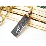 画像3: 【名入れ 千社札】木札 黒檀 6×2cm  梵字止め玉付き お祭り 両面彫刻無料  お誕生日 記念日 お祭り好きな方へのプレゼントに！父の日 母の日 敬老の日 クリスマス バレンタイン ホワイトデー (3)